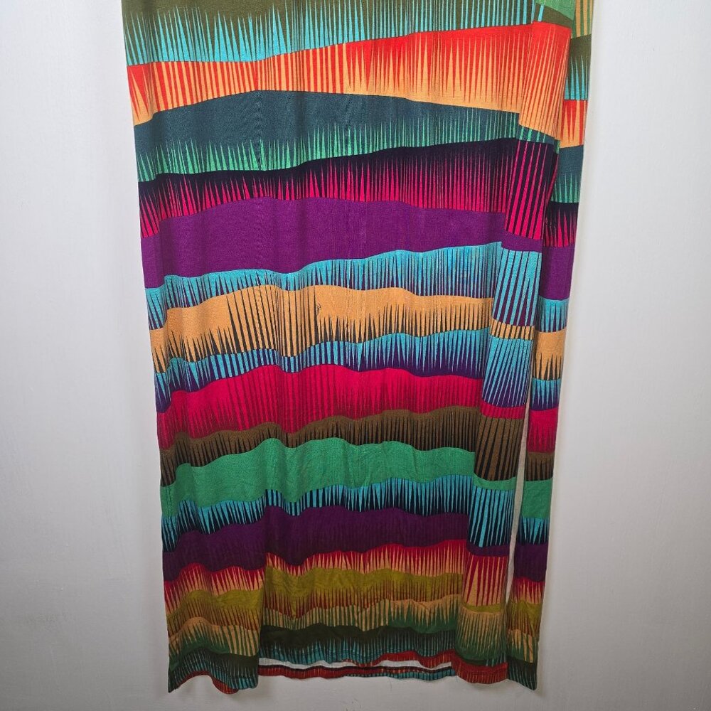 Trina Turk Rainbow Desert Strapless Maxi Dress Sz M - Picture 9 of 11